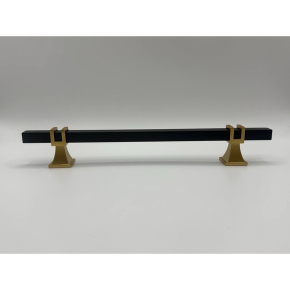 10 Pack Black and Gold Cabinet Pulls Matte Black Drawer Pulls Black-NEW A12 - Picture 2 of 9